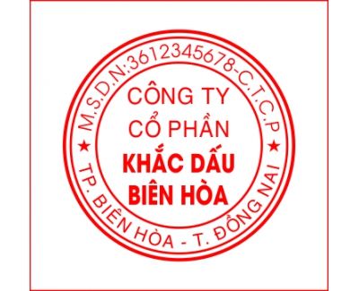 Khắc dấu tròn tại Biên Hòa Đồng Nai